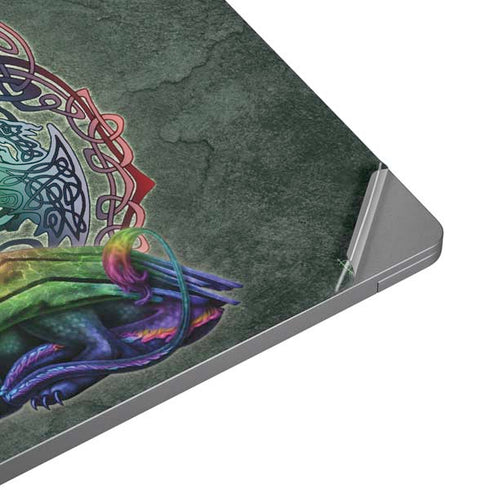 Brigid Ashwood Celtic Dragon Universal Laptop 12in (9.8 x 6.8in) Skin